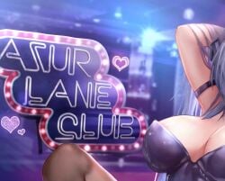 1boy 1girls animated armpits arms_behind_head azur_lane breasts bunnysuit cum cum_in_pussy cum_inside fake_animal_ears huge_breasts large_ass leotard leotard_aside longer_than_30_seconds longer_than_one_minute luminous new_jersey_(azur_lane) new_jersey_(exhilarating_steps!)_(azur_lane) nipples nude pantyhose penis pole_dancing sex sound spread_legs squatting straddling stripper_pole torn_clothes vaginal_penetration video