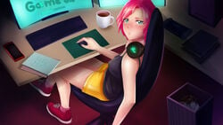 fap_ceo gamer_girl nova_(fap_ceo) pink_hair tagme