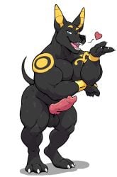 adastra adastra_(series) animal_genitalia animal_penis anthro anubian_jackal balls biceps black_body black_fur canid canine canine_genitalia canine_penis canis echo_project facial_piercing fur genitals hi_res jackal knot male male_only mammal muscular muscular_anthro muscular_male neferu_(adastra) nose_piercing nude paws pecs penis piercing saiterfroha solo tail