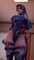 psylocke from marvel by shairi3d