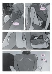 1boy 1cuntboy 2boys 2d 2d_(artwork) acrknowyou arcane arcane_jayce arcane_viktor bandage bandaid black_and_grey black_and_white blanket blush bred bred_cuntboy brown_hair closed_eyes cock comic_page couple couple_(romantic) couple_love couple_sex cuntboy cuntboy/male cuntboy_bred cuntboy_focus cuntboy_penetrated cute cute_face dark-skinned_male dark_hair dialogue dialogue_bubble digital_media_(artwork) dripping_cum dripping_wet english_text face face_to_face fucking fucking_good_and_hard gay gay_male gay_sex greyscale hairy_pussy hands holding holding_down holding_face holding_head hugging i_love_you jayce jayce_talis league_of_legends legs light-skinned_male light_skin love loving_couple loving_it loving_sex lube male male/cuntboy male_focus masculine_male missionary missionary_pose missionary_position missionary_sex moaning moaning_in_pleasure mole mole_under_eye muscular muscular_male naked_male no_pants pale_skin penis praise pubic_hair pulling_hair pussy pussy_focus romantic_couple scars sex shirt_only size_difference skinny_cuntboy speech_bubble sweet tank_top thighs thrusting thrusting_into_pussy trans_male trans_man transgender transgender_man transmasc transmasc_fucked transmasc_penetrated transmasc_vaginal twink vagina vaginal_insertion vaginal_penetration vaginal_sex viktor_(league_of_legends) wet_penis wet_pussy white_background yaoi