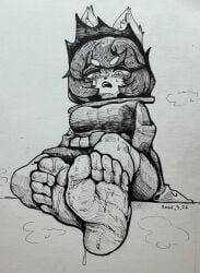 barefoot bunny_ears bunny_girl egg_cat69 feet female foot_fetish lagomorph league_of_legends monster_girl rabbit_ears rabbit_girl shortstack soles vex_(league_of_legends) yordle