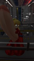 1futa 3d clenched_teeth female futanari gigantic_breasts gigantic_penis hyper_penis kabalmystic latex_clothing looking_away masturbation mega_man penis penis_bigger_than_body public roll vrchat