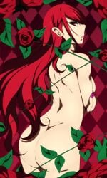 ass atlus byakkun_(byakkun8181) female mitsuru_kirijo naked nude persona persona_3 sideboob solo tagme