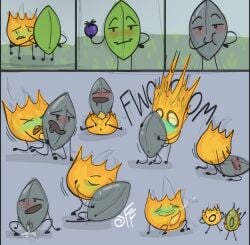 1boy 1girls 2d 2d_(artwork) anal anal_penetration battle_for_dream_island battle_for_dream_island_again bfb bfdi bfdia blowjob butt cum cumming digital_drawing_(artwork) fire firey_(bfdi) fizzyfox_(artist) genitals jacknjellify jnj kiss kissing leaf leafy_(bfdi) looking_pleasured love loving_couple metal_leafy metallic_body missionary_position object_show object_show_community object_shows on_fire oral osc penis penis_in_pussy reverse_cowgirl_position sex vaginal_penetration
