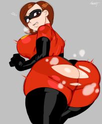 1girls armwear ass ass_cleavage bursting_ass butt_crack disney elastigirl embarrassed eyewear fat_ass fat_thighs female female_only helen_parr huge_ass huge_thighs human inconvenient_ass large_thighs legwear massive_ass massive_thighs milf nezulet pale_skin pixar ripped_clothes ripped_clothing skin_tight_suit superheroine the_incredibles thunder_thighs thunderthighs torn_clothes torn_clothing undersized_clothes undersized_clothing wardrobe_malfunction