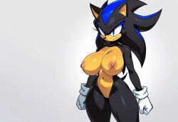 1girls ai ai_art ai_generated alternate_ass_size alternate_ass_size_(larger) alternate_body_type alternate_breast_size alternate_breast_size_(larger) ass ass_exposed black_fur blue_eyes blue_pupils blue_stripes boob_squish breasts breasts_out cleavage curvaceous curvy curvy_body curvy_female curvy_figure curvy_hips curvy_thighs dark_fur deep_cleavage genderbent genderswap_(mtf) gigantic_ass gigantic_boobs gigantic_breasts gigantic_butt gigantic_thighs gloved_hands gloves gloves_only hands_up huge_boobs huge_breasts nipples nipples_exposed nipples_out nipples_outside nipples_visible rule_63 seelkadoom self_upload solo solo_female solo_focus sonic_(series) sonic_the_hedgehog_(archie) sonic_the_hedgehog_(idw) sonic_the_hedgehog_(series) style_imitation style_parody tagme video_game_character video_games white_eyes