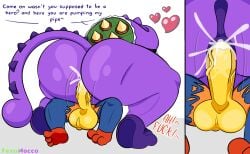 catnap_(poppy_playtime) catnap dogday_(poppy_playtime) dogday daynap feline canine smiling_critters poppy_playtime cum furry yiff gay cum_inside anal anal_sex anal_penetration