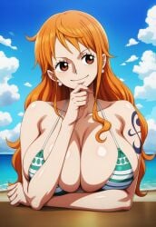nami (one piece) from one piece by bloodsuga