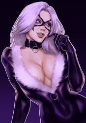 black cat (marvel) from marvel by miruki09