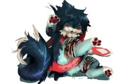 2026 3_toes 4_fingers anthro anus arthropod blood blood_from_mouth blood_in_mouth blue_body blue_fur blue_hair blue_tail bodily_fluids boxwater countershade_fur countershading cricetid crying digital_media_(artwork) digital_painting_(artwork) dipstick_tail dirty dragon eastern_dragon english_description feet female female_anthro fingers full-length_portrait fur furred_dragon furred_scalie genital_fluids genitals gore hair hamster handpaw hi_res hindpaw hybrid insects kemono larva lying maggot mammal markings multicolored_body multicolored_fur multicolored_tail mythological_creature mythological_scalie mythology neck_tuft on_side open_mouth painting_(artwork) parasite pawpads paws portrait red_body red_countershading red_crotch red_ears red_eyes red_fur red_pawpads robin_(jejejunum) rodent rotting scalie scratches self-harm simple_background solo tail tail_markings tan_body tan_countershading tan_feet tan_hands tan_tail_tip teal_body teal_fur tears toes tuft vaginal_fluids vulva white_background white_toes wounded