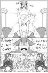 abs big_penis breath_of_the_wild comic dialogue diphallia diphallism hemipenes kiahl link link_(breath_of_the_wild) lobsterkiahl male male_only multi_penis penis sidon_(zelda) size_difference small_dom_big_sub small_top the_legend_of_zelda yaoi