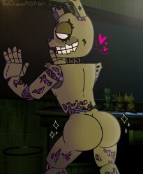 1boy 2022 3_hearts animatronic ass big_ass big_butt bonnie_(fnaf) bubble_ass bubble_butt chica_(fnaf) fat_ass five_nights_at_freddy's five_nights_at_freddy's_3 freddy_(fnaf) gay hands_on_wall heart male_only naughty_face office robot shade shading shine smiling solo springtrap springtrap_(fnaf) theorangensfw1 trash_can william_afton window wires