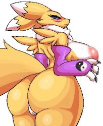 big_ass big_breasts blackhiro76 digimon female furry huge_ass renamon tagme