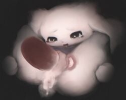 <3_eyes anthro anus aroused black_eyelashes black_eyes blush bodily_fluids cave_story clitoris clothing cum cum_in_ass cum_in_pussy cum_inside disembodied_penis female fur genital_fluids genitals hand_on_hip heart internal kemo_priestess lagomorph leporid long_ears looking_down male mammal mimiga open_mouth penetration penis pupils pussy rabbit red_nose saliva scar scut_tail short_tail solo sue_sakamoto tears tongue topwear unusual_pupils vaginal_penetration video_games white_body white_fur white_pupils white_tail x_scar