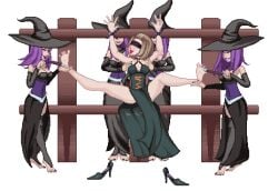 5girls animated blindfold bondage breasts brush clothed feet femdom femsub fire_emblem fire_emblem:_three_houses foot_fetish jayakun lezdom manuela_casagranda multiple_doms nintendo pixel_animation pixel_art struggling tickle_torture tickling tickling_breasts tickling_feet transparent_background witch witch_hat yuri