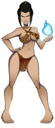 avatar_the_last_airbender azula blue_fire cavewoman clothing edit feet fire fire_nation jungle jungle_girl large_breasts loincloth nickelodeon ravenravenraven tiger_print tiger_print_bikini transparent_background