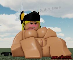 1girls 3d anus ass barefoot blonde_hair brown_skin completely_nude completely_nude_female female female_only full_body im_sandra naked naked_female nude nude_female pussy remake roblox roblox_avatar roblox_paheal solo solo_female tagme tongue_out youtube youtuber