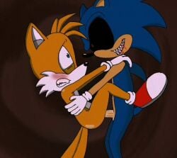 anal anal_sex animated bad_voice_acting blush blushing cum cum_in_ass forced forced_orgasm fox gay gay_domination gay_sex hedgehog holding looking_at_another male_only miles_tails_prower mp4 penis rape scared sonic.exe sonic.exe_(character) sonic.exe_(creepypasta) sonic_(series) sonic_the_hedgehog sound spanky15 video