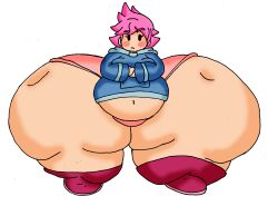 1girls allstarman arms_crossed ass belly black_eyes blush boots breast chubby chubby_female female female_focus female_only hips hyper hyper_ass hyper_hips jacket kumatora large_ass mother_(series) mother_3 nintendo panties pink_hair stomach thick_thighs thighs thunder_thighs transparent_background underwear wide_hips