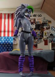 male roxanne from five nights at freddy's by tigerlovedog