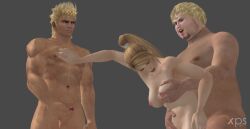 anal anal_sex blonde_hair bob_(tekken) breasts brother_and_sister crossover fat_man feet fingering foot_fetish grabbing_breasts grabbing_from_behind incest jacky_bryant masturbating masturbation ponytail rape rape_face sarah_bryant sega soles tekken threesome toes virtua_fighter