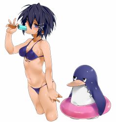 asagi_asagiri bikini bikini_bottom bikini_top breasts disgaea kochiya_(gothope) nippon_ichi_software prinny