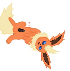 alpha_channel animal_genitalia animal_penis balls black_penis blue_eyes blush bodily_fluids canid canine canine_penis canis colored digital_drawing_(artwork) digital_media_(artwork) domestic_dog eeveelution erection feral flareflareon77 flareon fur genital_fluids genitals knot lying male mammal nintendo nude on_back orange_body penis pokémon_(species) pokemon pokemon_(species) pokemon_only precum shaded signature simple_background smile solo spread_legs spreading tongue tongue_out transparent_background video_games yellow_body yellow_fur