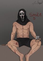 dead_by_daylight ghostface horror male male_focus male_only selfie solo solo_male