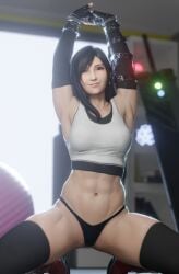 tifa lockhart from final fantasy by loligagger