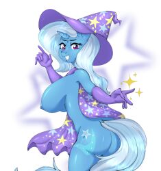 absurd_res anthro breasts equid equine female friendship_is_magic hasbro hi_res horn mammal my_little_pony pinup pose ranillopa solo trixie_(mlp) unicorn wide_hips