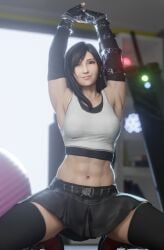 tifa lockhart from final fantasy by loligagger