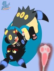 anal anal_sex bodily_fluids cum cum_in_ass cum_inside eeveelution genital_fluids hi_res male male/male nintendo penetration pokémon_(species) pokemon pokemon_(species) quilava syngie_(artist) umbreon video_games