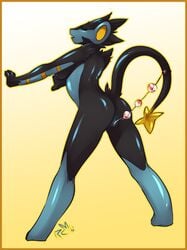 color female female_only furry luxray nintendo pokemon pokemon_(species) ryukyur solo