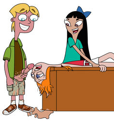 candace_flynn disney female honeysmother human jeremy_johnson male penis phineas_and_ferb stacy_hirano straight