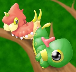 caterpie cum mating nintendo penis pokemon pokemon_rgby pokemon_rse spooky_(artist) wurmple