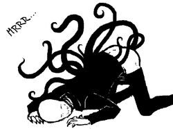 male_only self_tentacle_fucking slenderman tagme tagme_(artist) tentacle tentacle_in_ass tentacle_penetration tentacles the_slender_man