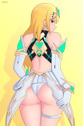 mythra from nintendo by lackatask