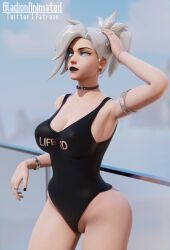 mercy from overwatch by gladionanimated