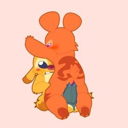 alien alien/alien alien_male animal_ears antenna antennae antennae_(anatomy) artist_upload asshole big_ears blue_eyes blush blushing_at_partner blushing_face blushing_male buckteeth cheek_markings cheek_tuft chest_markings chubby_male claws creature diphallia diphallism dominant_male experiment_(lilo_and_stitch) face_markings fat_male first_time fur furry_arms genital_slit imminent_penetration imminent_sex leaking leaking_cum leaking_precum leg_markings lilo_and_stitch male/male male_focus male_only maledom maledom/malesub malesub markings nervous nervous_expression nervous_face orange_fur orange_skin pawpads paws pink_eyes pinned_to_ground pinned_to_wall purple_cum red_nose reuben_(lilo_and_stitch) riding sample_(lilo_and_stitch) self_upload submissive_male two-tone_body two-tone_fur two_penises two_tone_body two_tone_fur unusual_anatomy unusual_genitalia unusual_penis virgin yellow_fur yellow_skin