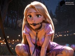 1girls 3d ai_generated disney disney_princess patreon rapunzel tangled toriten