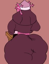 ass_focus back_view big_ass bubble_butt clothed clothing fat_ass flow1nriver fnf:_angelic_rhythms friday_night_funkin hourglass_figure hourglass_figured_female massive_ass nun nun_hat nun_outfit round_ass sarvente_(dokki.doodlez) thick_thighs thighhighs thighs tight_ass