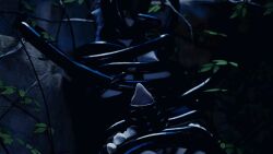 3d_(artwork) animated anthro bondage bound breasts cave coiling coiling_around_body digital_media_(artwork) encasement male restrained restrained_by_tentacles sergal slice_(thelastslice) solo tentacle tentacles_everywhere thelastslice wrapped