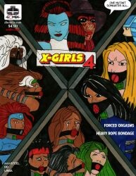 android big_breasts bondage captured depowered did dominatrix emma_frost forced_orgasms gagged helpless humiliation jean_grey kitty_pride metal mutants mystique parody peril punishment rogue slave spanking storm superheroine tied_up tormend training x-men