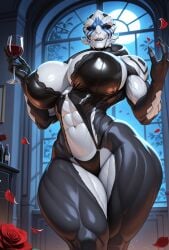 ai_generated alien huge_breasts mass_effect surikat turian wide_hips