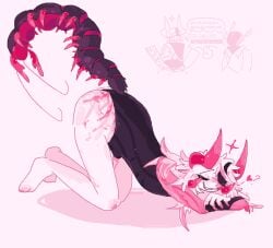 arched_back artist_name bent_over bodysuit bulge bulge_through_clothing inphernal on_knees phighting roblox roblox_game robloxian seductive self_upload shuribrie solo subspace_(phighting) tagme