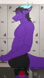 abs animated annietaylor anthro ass big_bulge big_tail bottomwear bouncing_bulge bulge camera camera_view clothing dragon electronics half-closed_eyes hip_sway hips_back hips_forward humping locker_room looking_at_viewer male mythological_creature mythological_scalie mythology narrowed_eyes pecs pelvic_thrust phone phone_camera presenting presenting_hindquarters public public_exposure raised_tail recording recording_video rolling samagthra scalie seductive semi_public shorts side_view smile smirk solo sultry_gaze tail thrusting thrusting_forward tight_bottomwear tight_clothing tight_shorts tight_underwear underwear