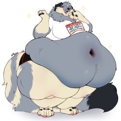 bbw big_breasts breasts cleavage female furry huge_breasts kibblesyourbits overweight ssbbw tagme thick_thighs wide_hips