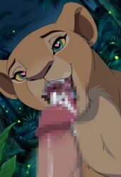 anthro ass ass_up female female_only furry furry_female furry_only lion_king lioness nala nala_(the_lion_king) smiling tail