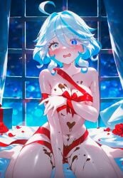 @_@ ahoge areola_slip arm_under_breasts ass_visible_through_thighs backlighting bare_shoulders barefoot bed bed_sheet between_legs blonde_hair blue_eyes blue_flower blue_hair blue_ribbon blue_rose blurry blurry_background blush bow box breasts chocolate chocolate_on_body chocolate_on_breasts cleavage collarbone colored_inner_hair colored_skin completely_nude covered_nipples covering_breasts covering_crotch covering_privates cowlick crying crying_with_eyes_open curly_hair curtains dripping drop-shaped_pupils embarrassed female flower food food_on_body full-face_blush full_body furina_(genshin_impact) furrowed_brow genshin_impact gift gift_box glowing grey_eyes grey_skin hair_between_eyes hair_intakes hair_ribbon hand_between_legs hand_on_own_chest heart heart-shaped_chocolate heterochromia indoors large_breasts light_blue_hair light_particles long_bangs long_hair looking_at_viewer medium_breasts medium_hair melting messy ministro mismatched_pupils multicolored_eyes multicolored_hair naked_ribbon navel night nipple_slip nipples nose_blush nude on_bed open_mouth orange_eyes petals pillow red_eyes ribbon ribbon_bondage rose rose_petals self_upload shiny_skin short_hair sidelocks sitting small_breasts smile solo stomach streaked_hair suggestive_fluid sunset sweat sweatdrop symbol-shaped_pupils teardrop tearing_up tears thighs two-tone_hair valentine wariza wavy_hair wavy_mouth wet white_hair white_skin window yellow_eyes